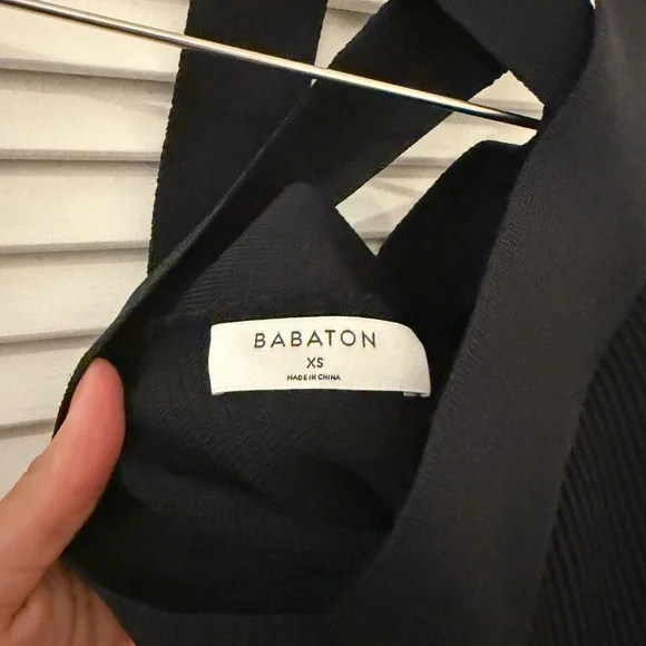 Aritzia One Shoulder Black Dress - Picture 2 of 2